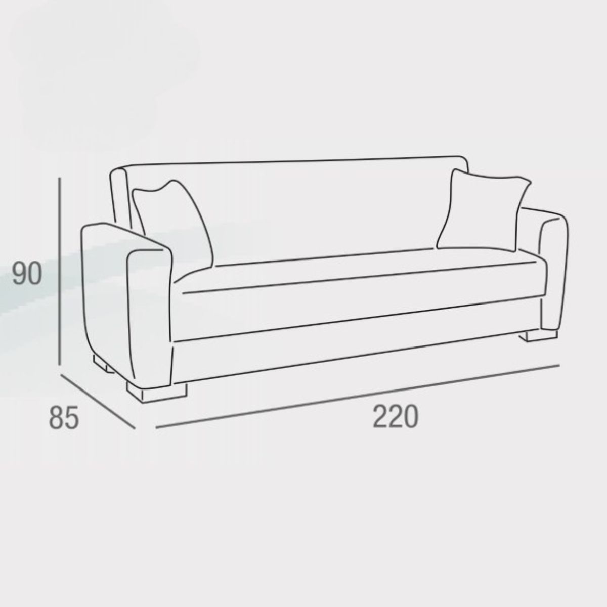 Sofá cama moderno TERRA