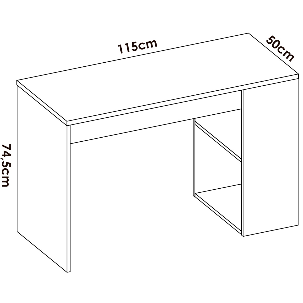 Mesa de estudio o escritorio NEVIS