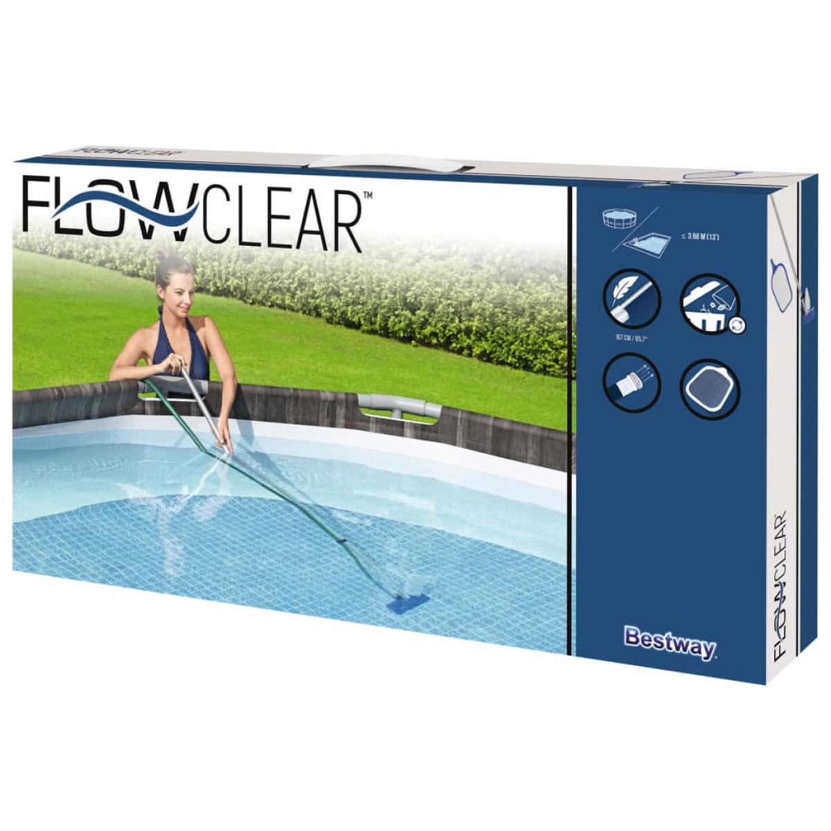 Bestway Kit de mantenimiento para piscina sobre el suelo Flowclear