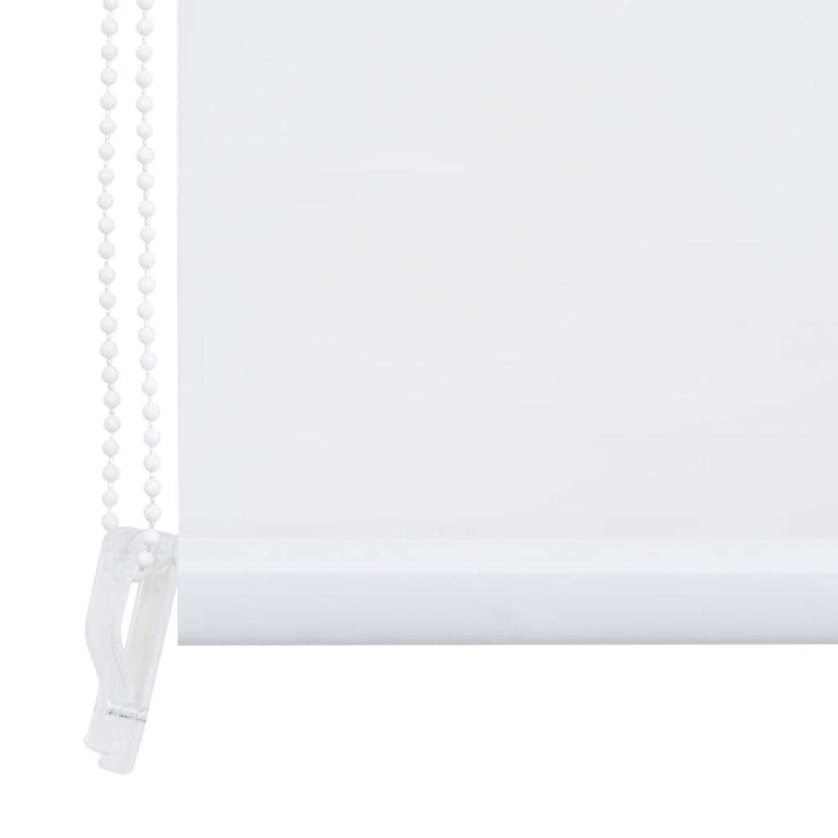Persiana enrollable de ducha 80x240 cm blanco 