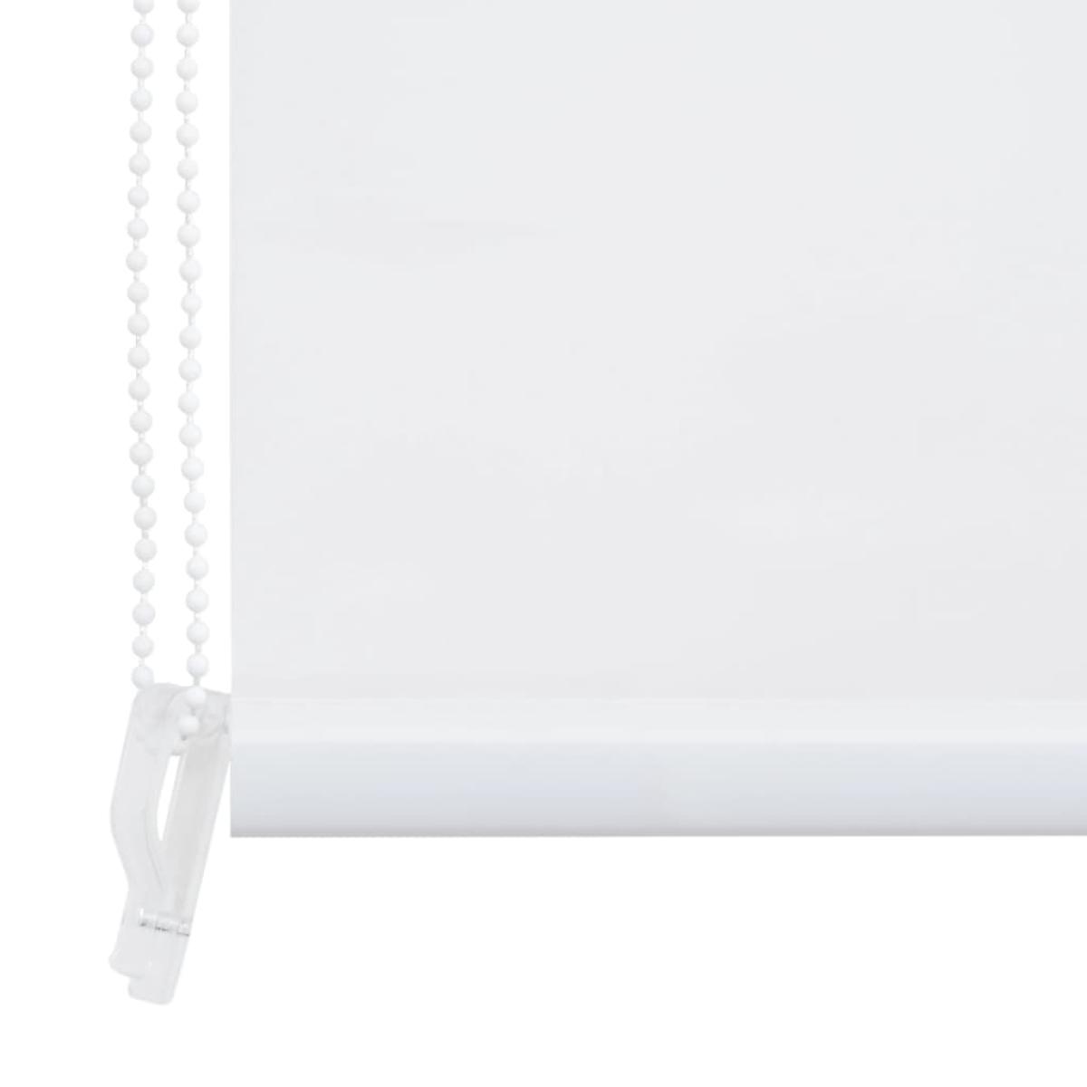 Persiana enrollable de ducha 100x240 cm blanco 