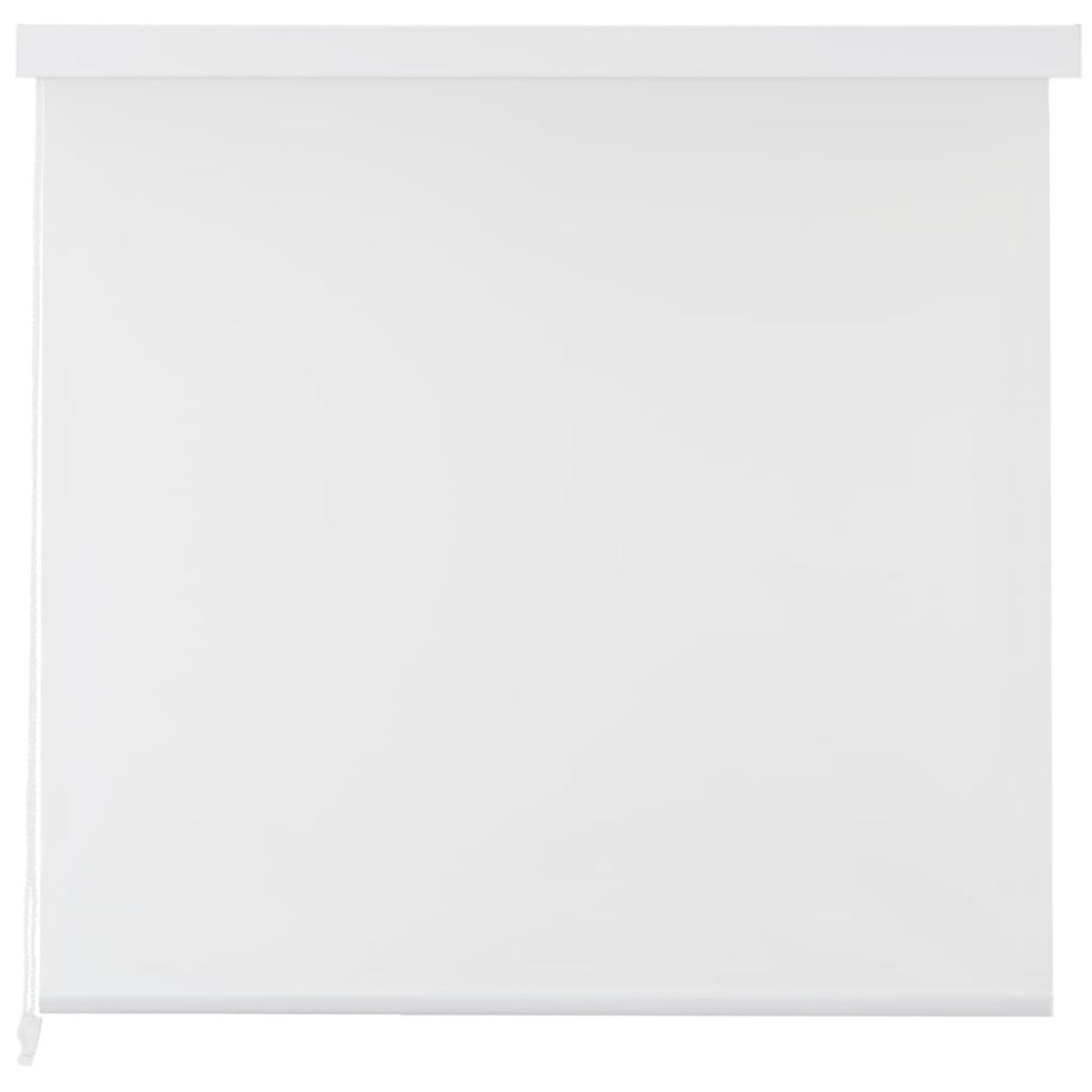 Persiana enrollable de ducha 160x240 cm blanco 