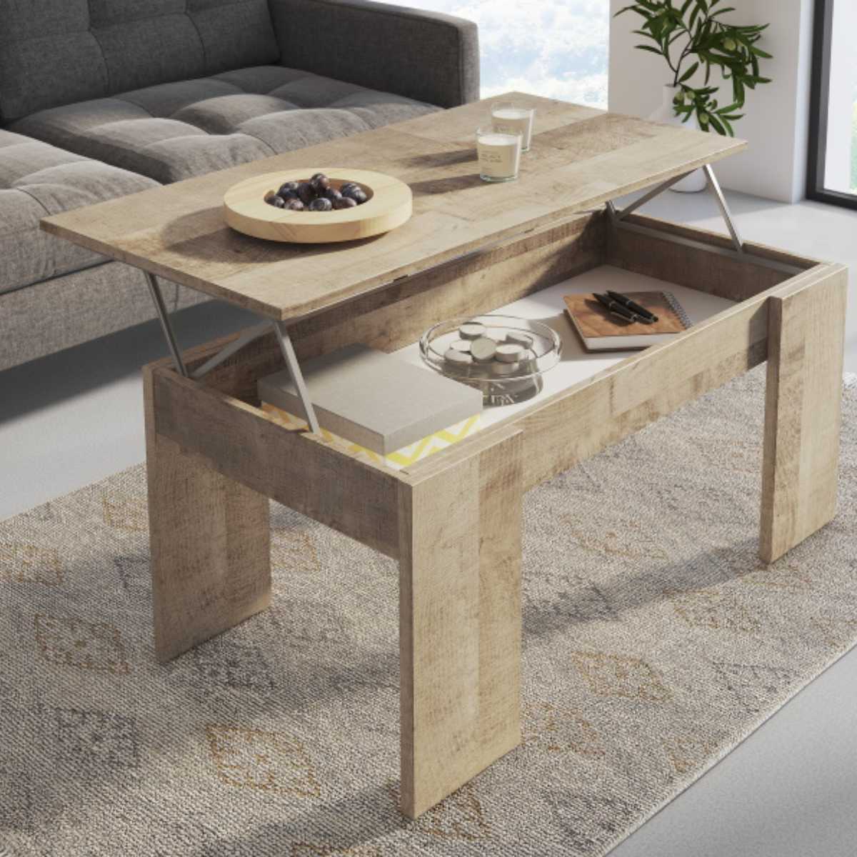 Mesa de centro elevable CAMDEN