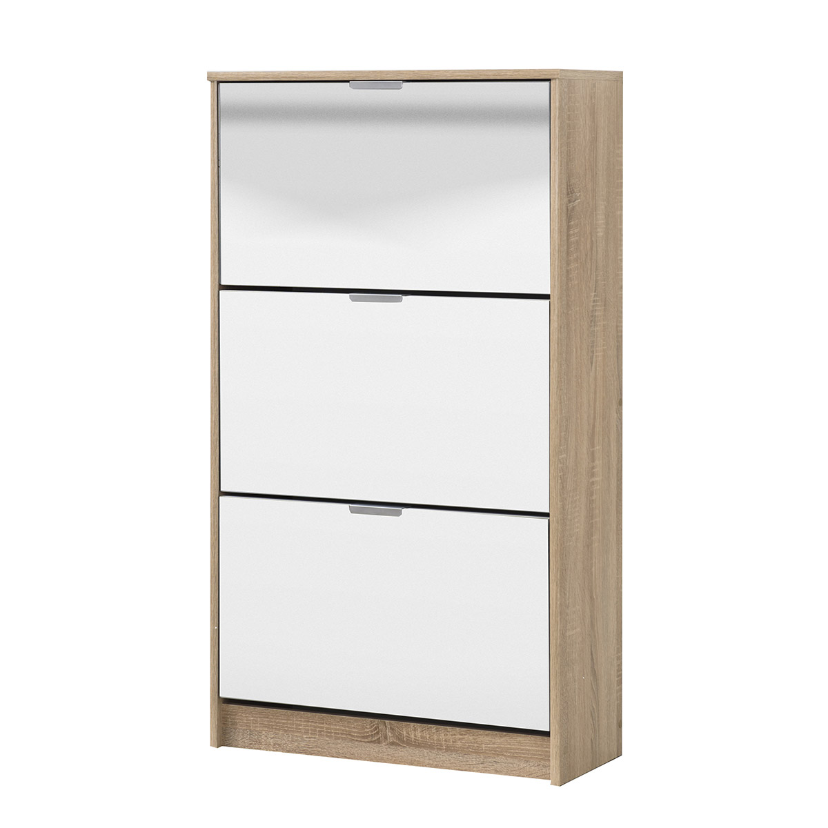 Zapatero 3 puertas espejo HUGO (12 pares)