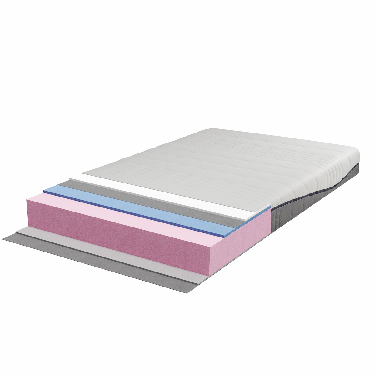 Colchón HR y viscoelástica domotex® AIRA