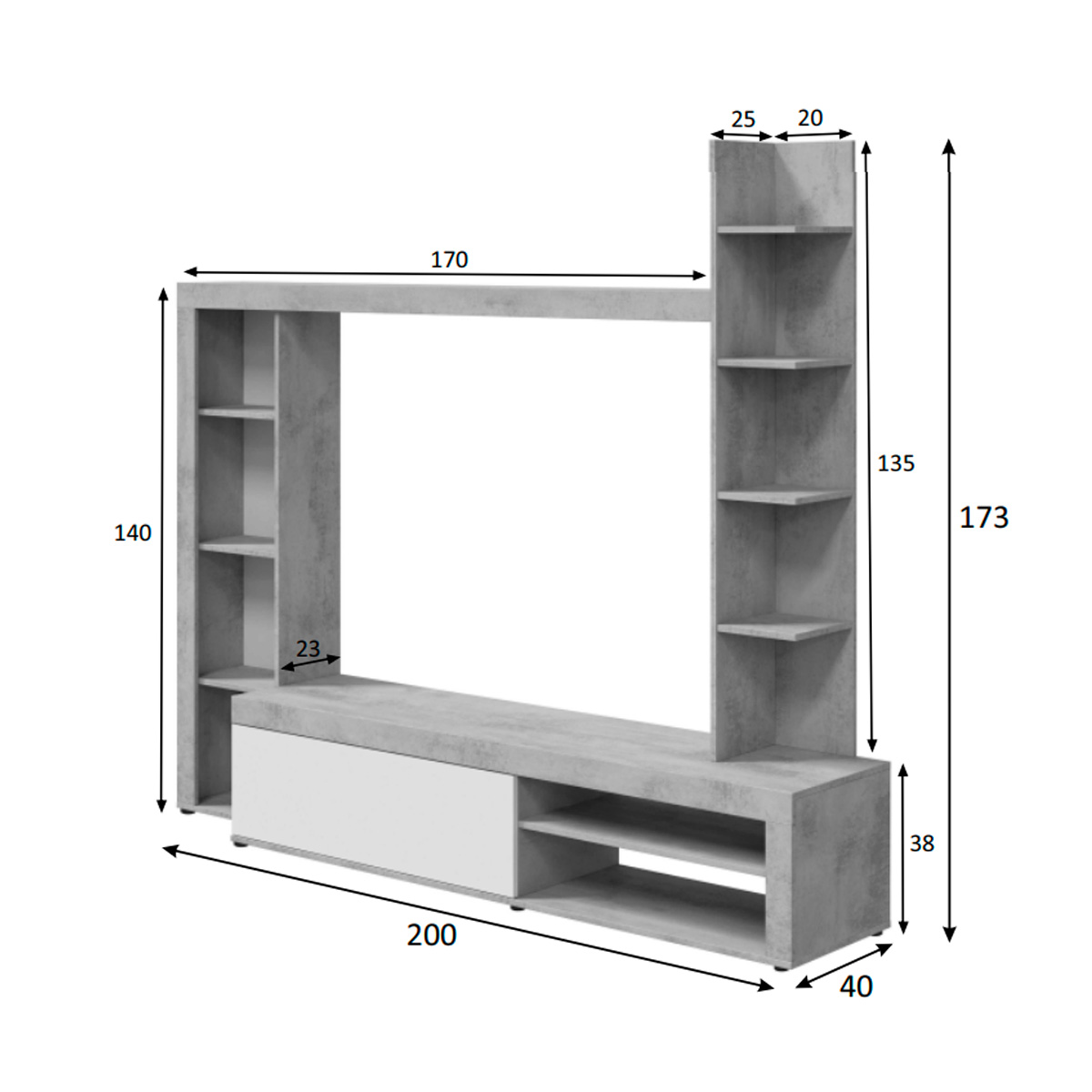 Mueble de salón YARA