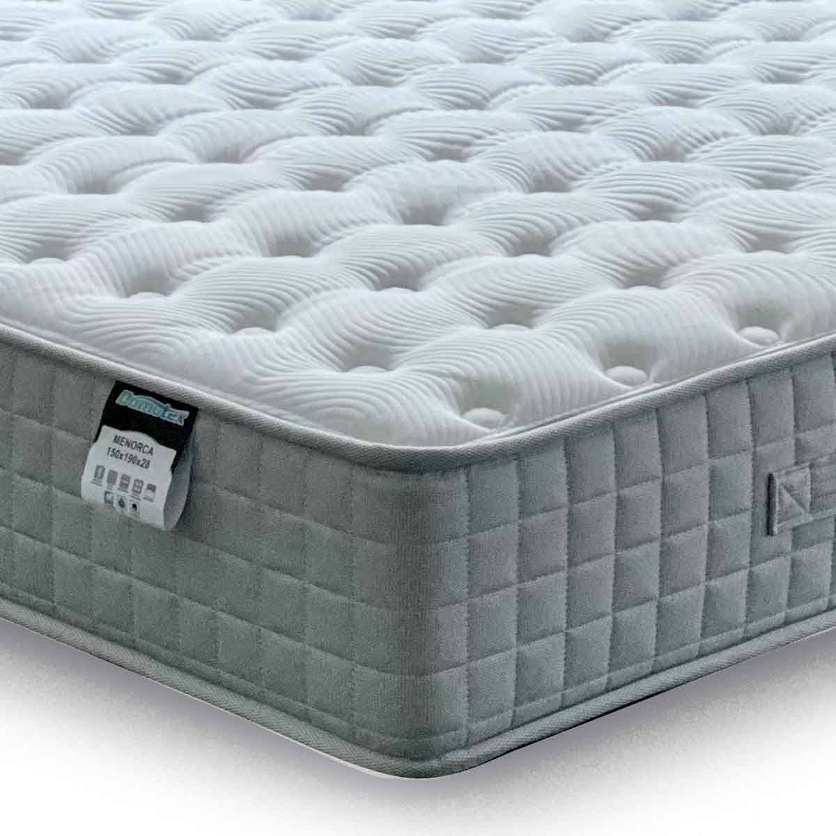 Colchón híbrido con muelle ensacado domotex® MENORCA