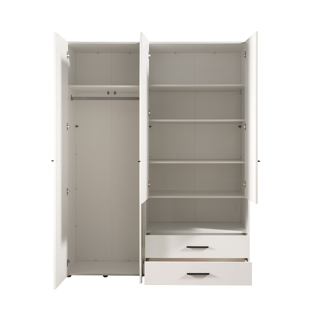 Armario cuatro puertas batientes LEO