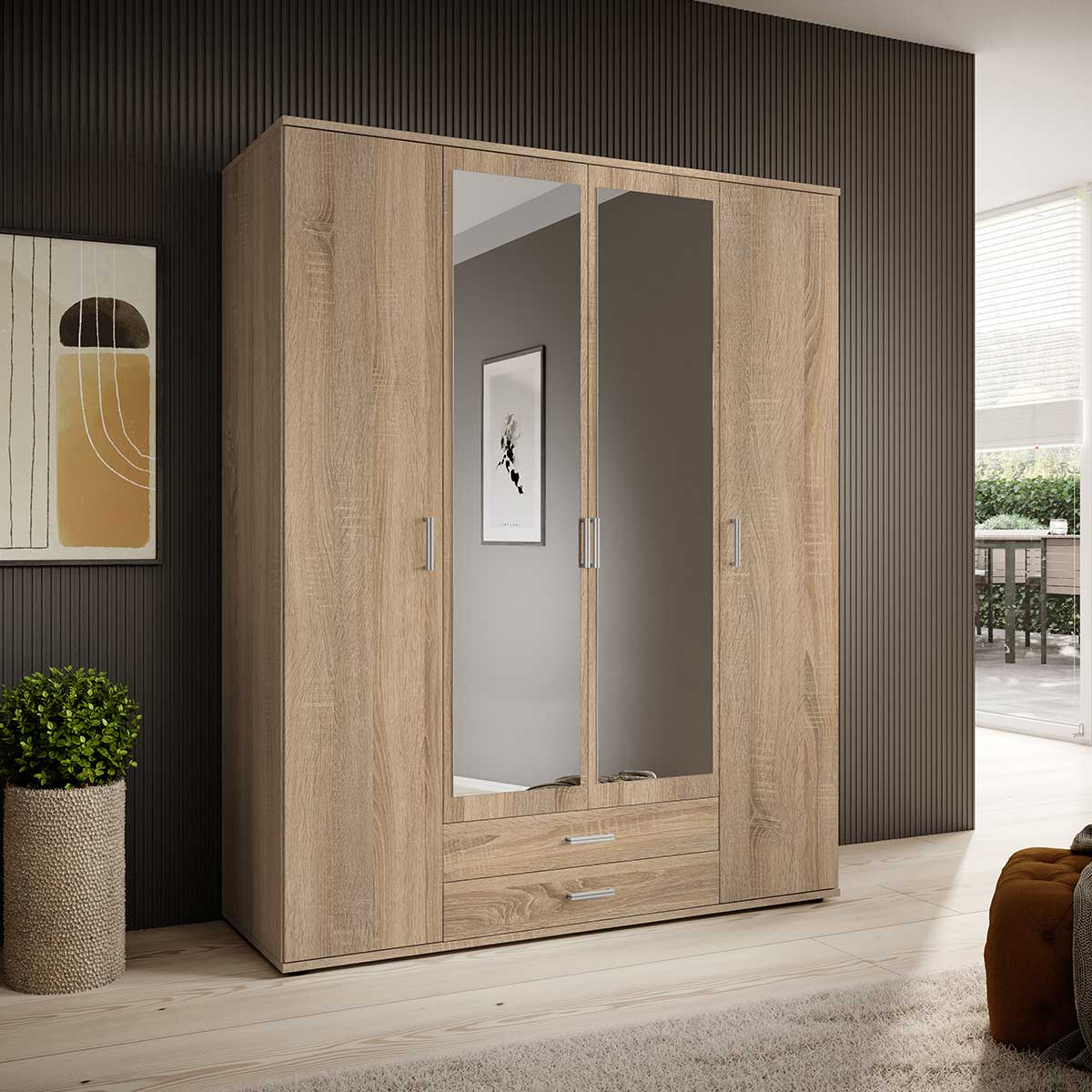 Armario 4 puertas batientes CARLA