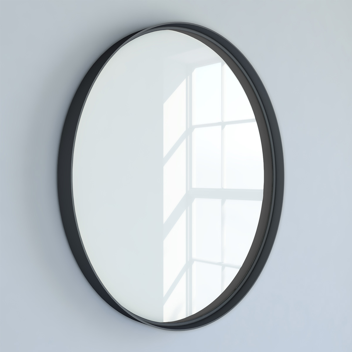 Espejo redondo metálico WINLON