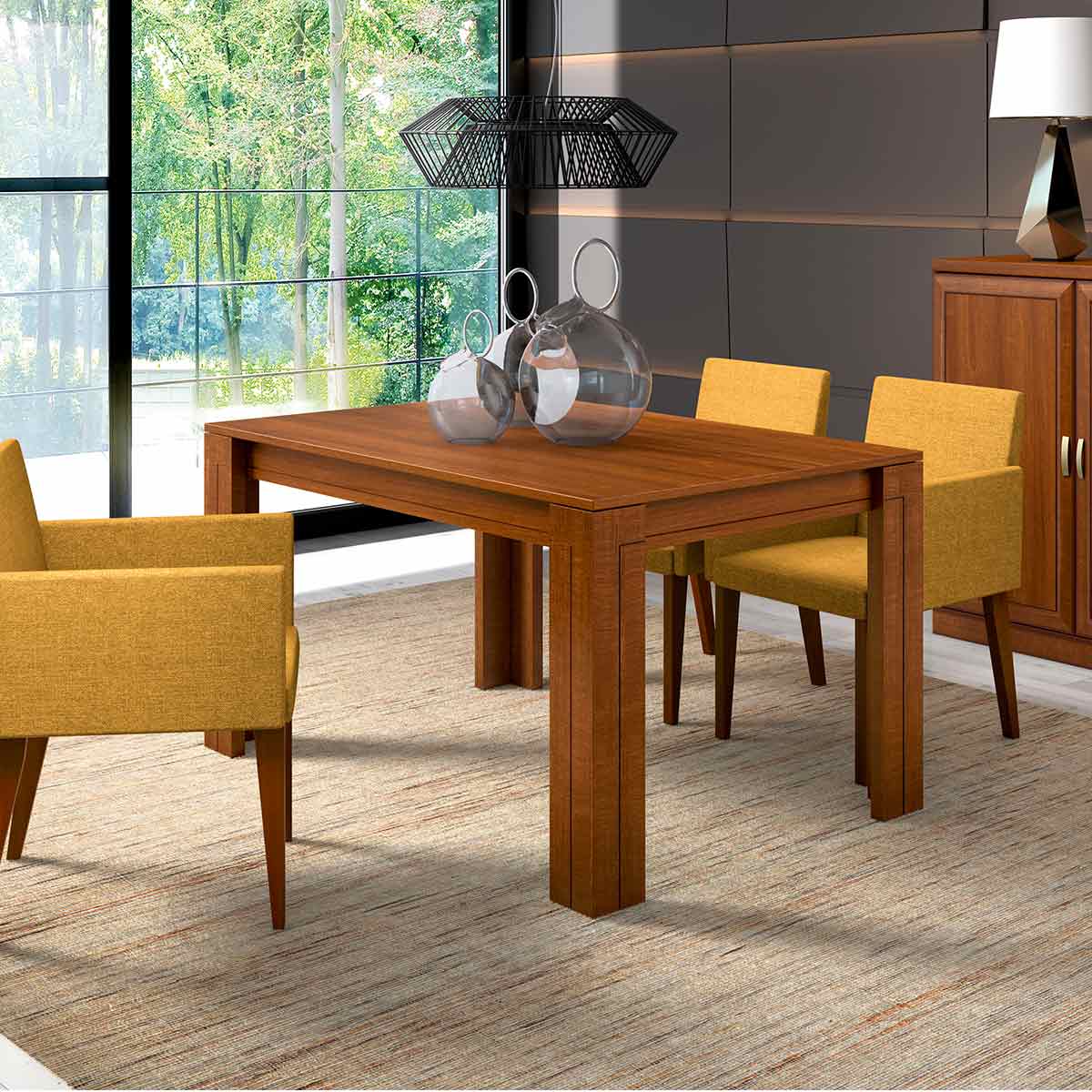 Mesa de comedor extensible SUCAN