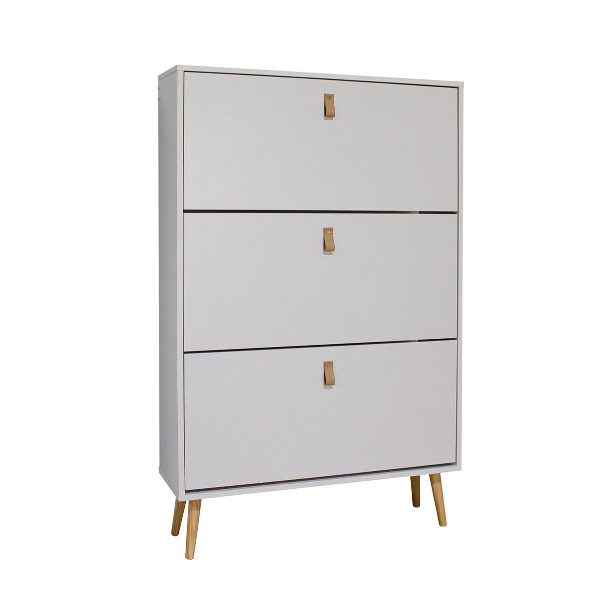Zapatero 3 puertas blanco NOFLER