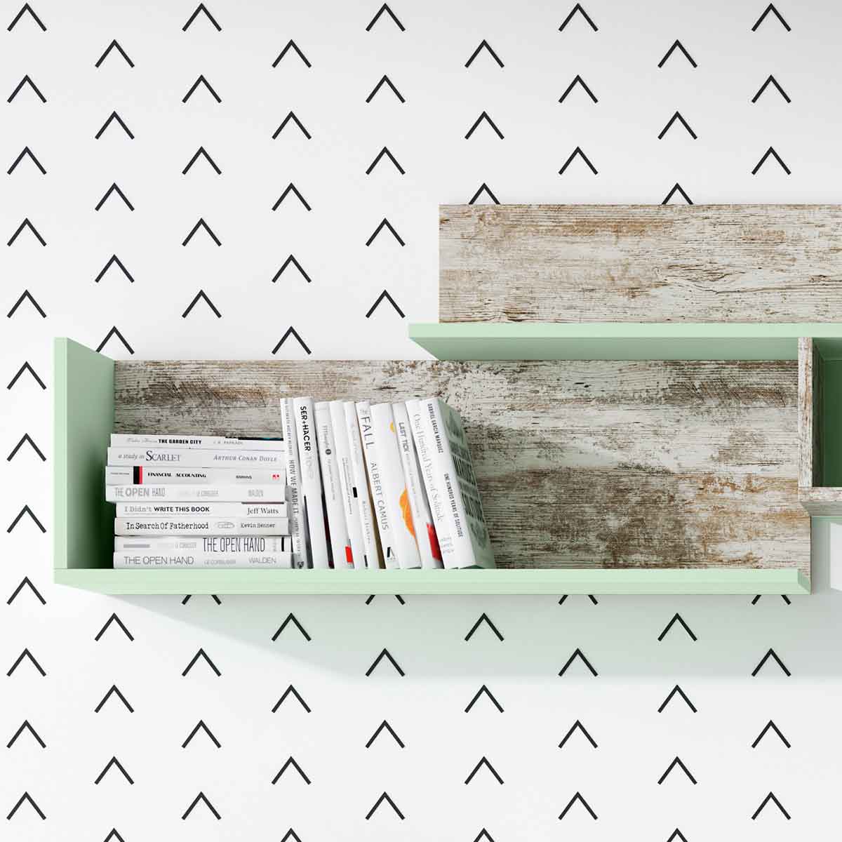 Conjunto estanterías de pared MIMET