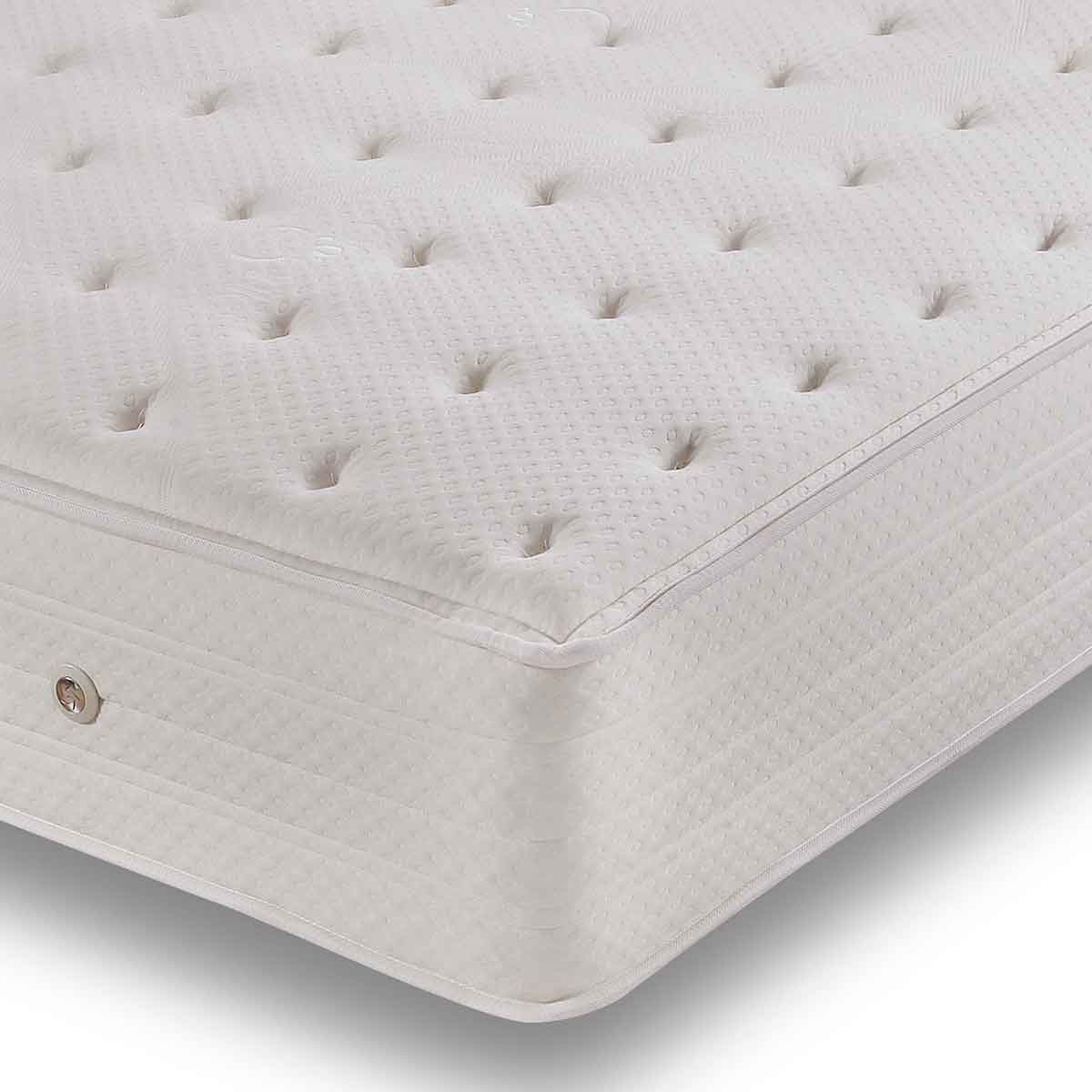 Colchón climatizado de muelle ensacado + lana y algodón domotex® YUKA