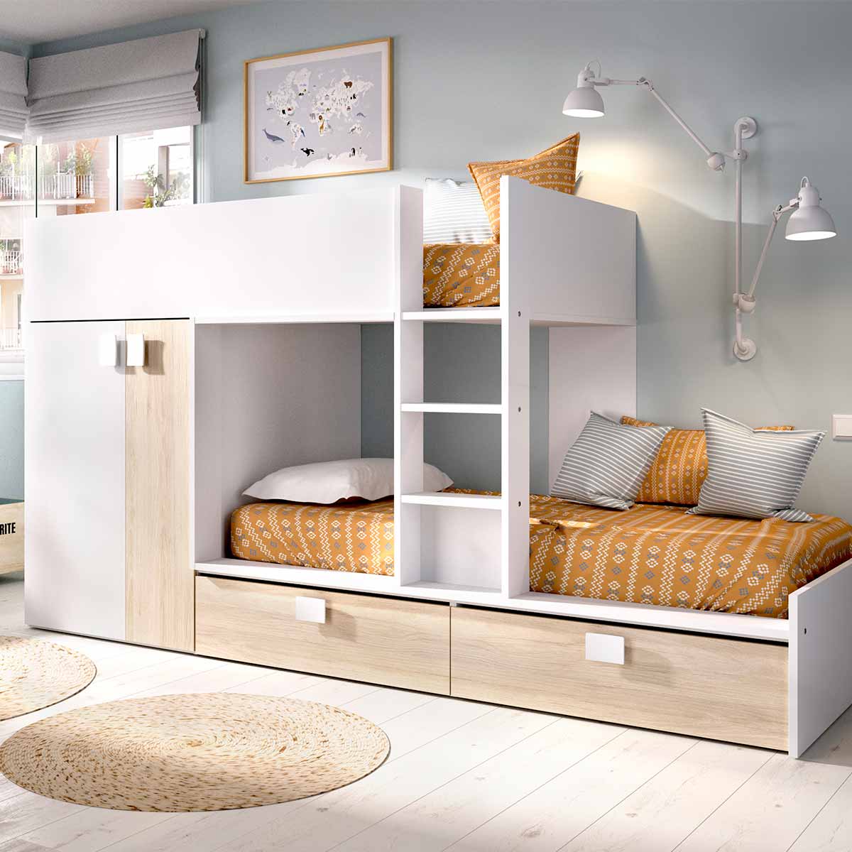 Cama tren 2 camas TIM