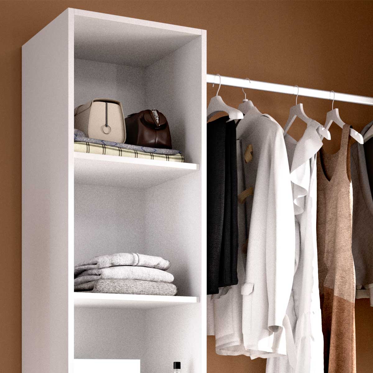 Vestidor 1 columna y barra CLOT 159