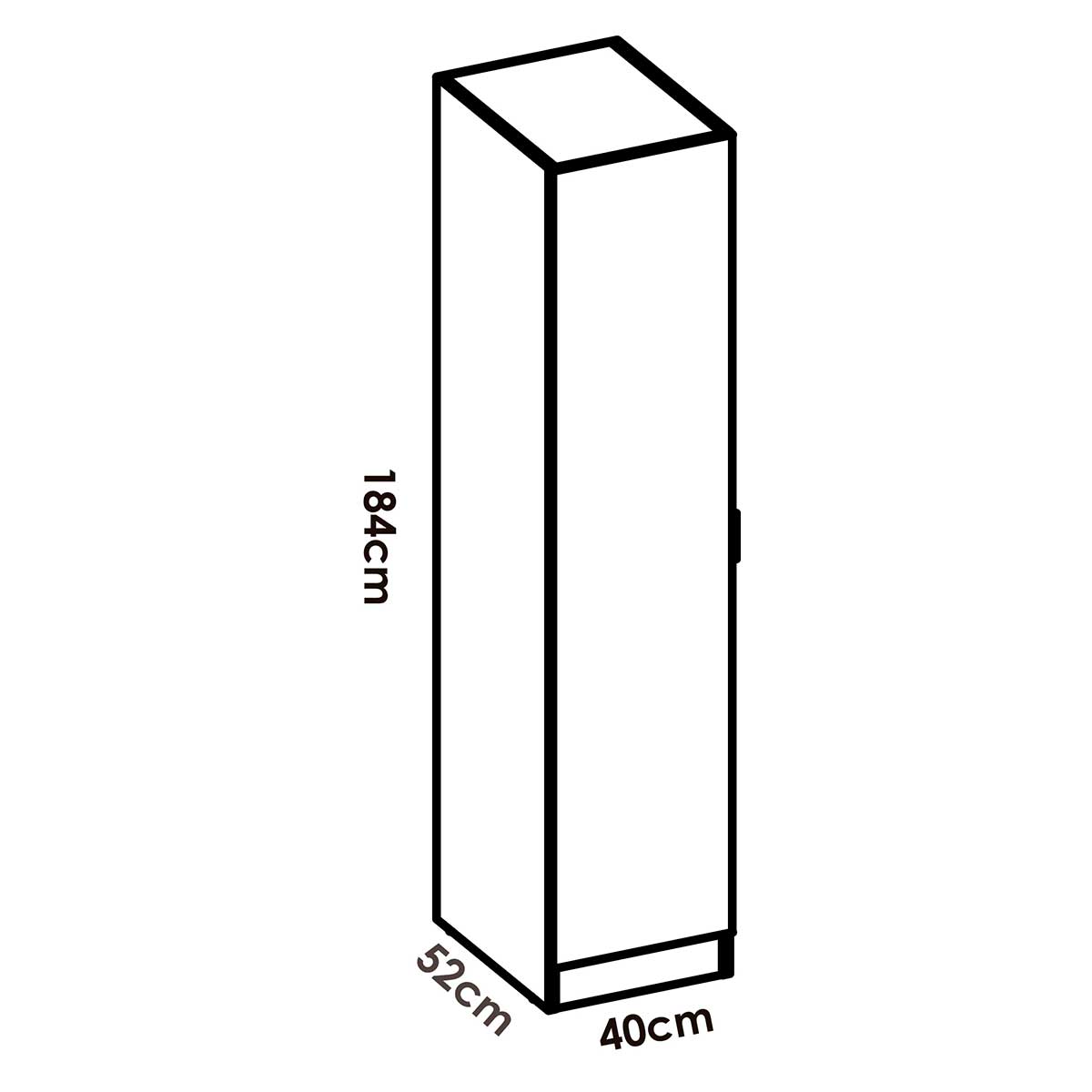 Armario 1 puerta NESS 40