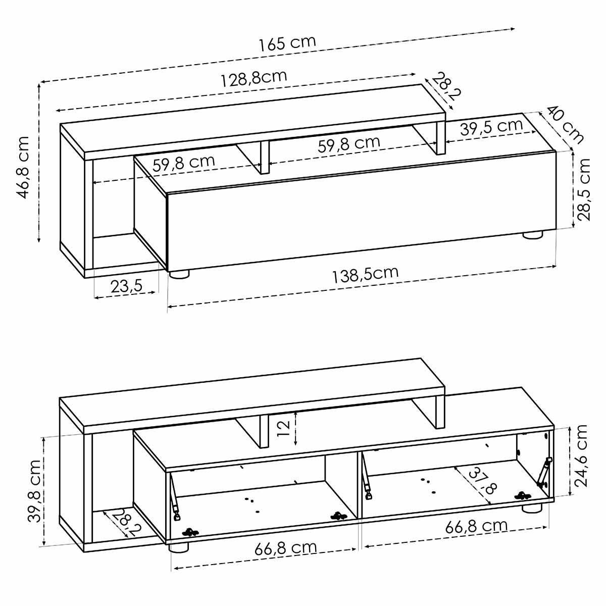 Mueble de TV RAINBOW