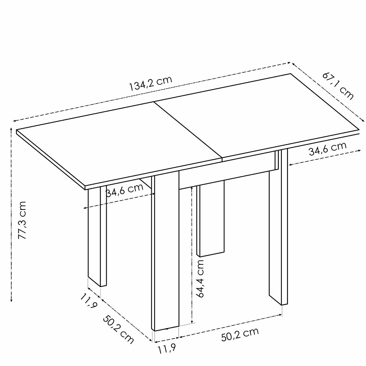 Mesa auxiliar de cocina ARAD