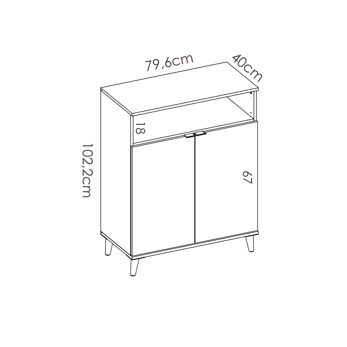 Mueble auxiliar mod. WIN