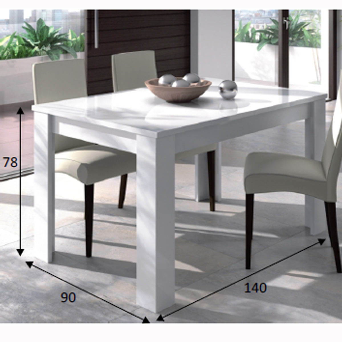 Mesa comedor extensible KAZAN