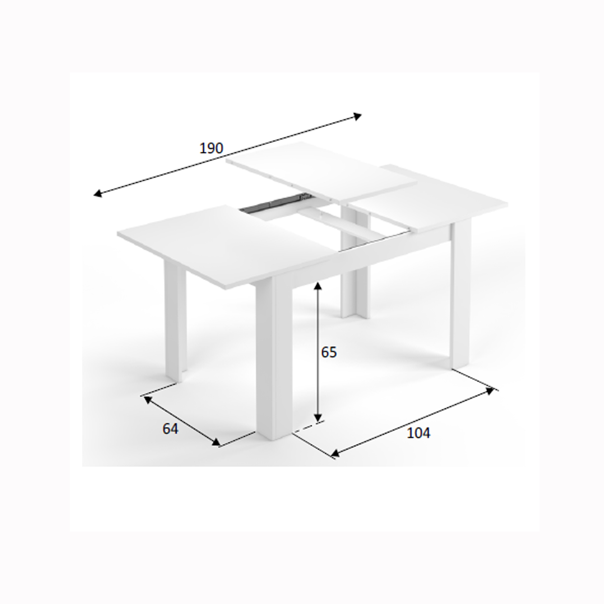 Mesa comedor extensible KAZAN