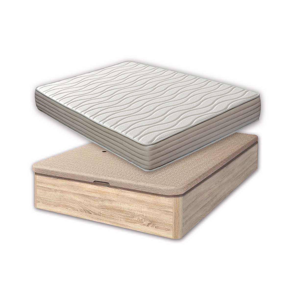 Pack canapé KOUROS + colchón SCARLET