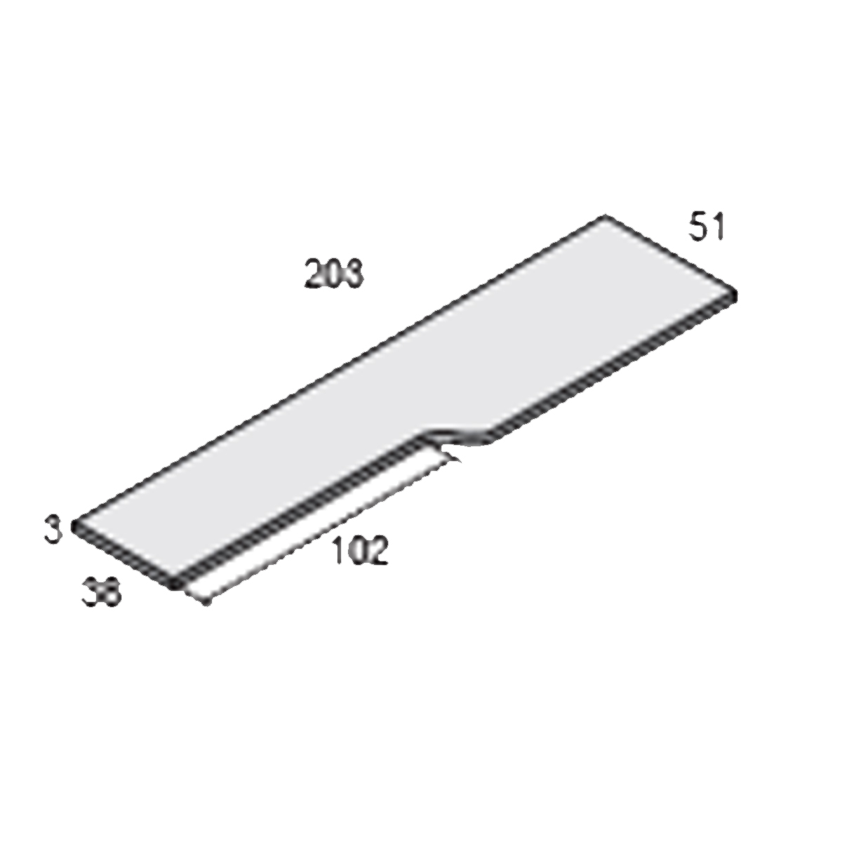 Escritorio 203 cm mod. JOVEN