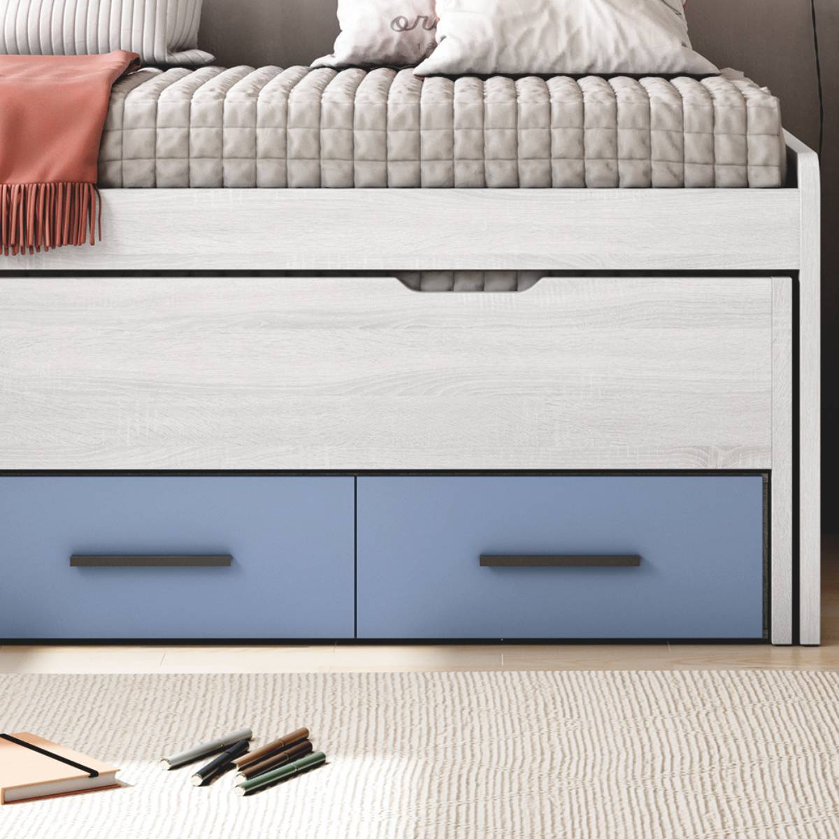 Cama compacta con cajones LOBBY 952