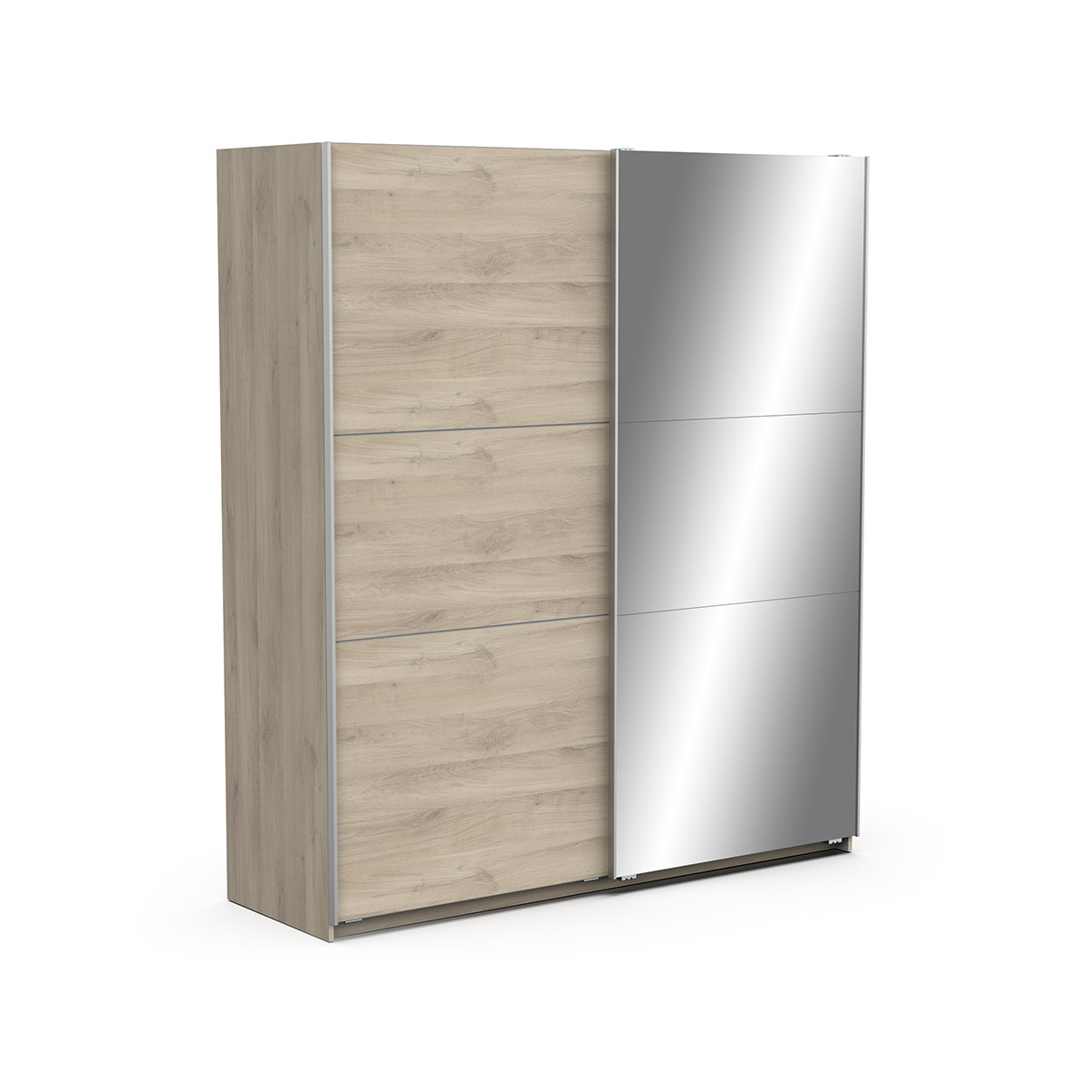 Armario 2 puertas correderas con espejo PHANTOM.