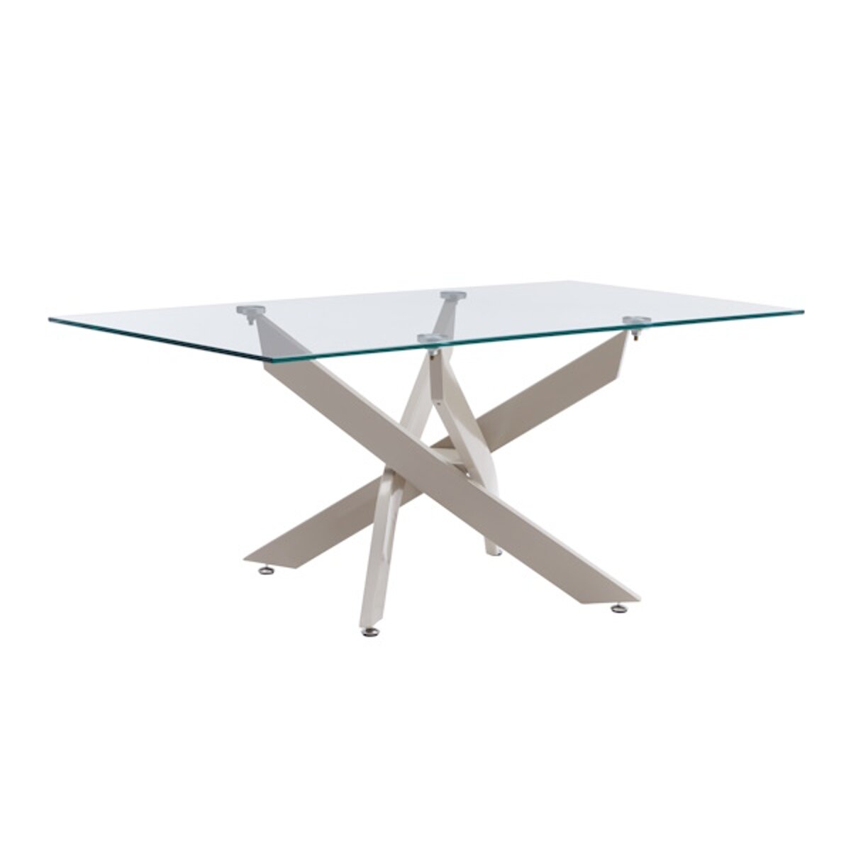 Mesa comedor de cristal ERIKA