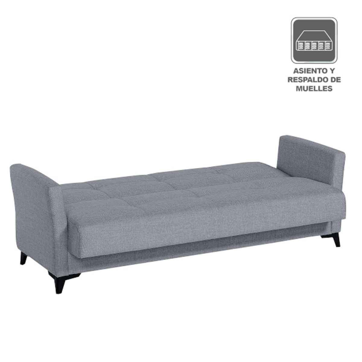 Sofá cama moderno con asiento y respaldo de muelles l Tifon.es