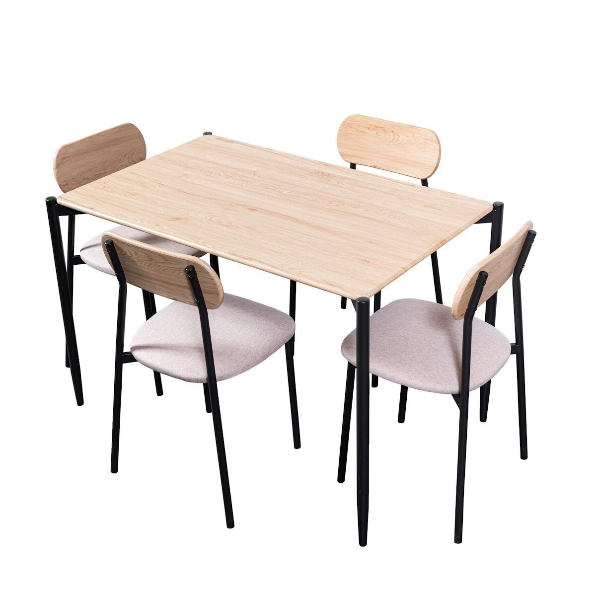 Conjunto mesa+ 4 sillas modelo NAEBA