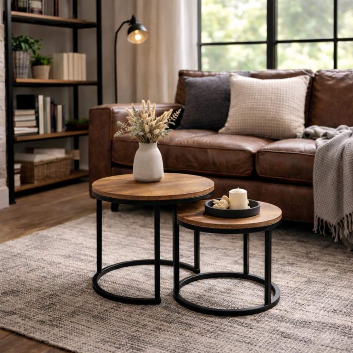 Set 2 mesas auxiliares modelo TOKIO