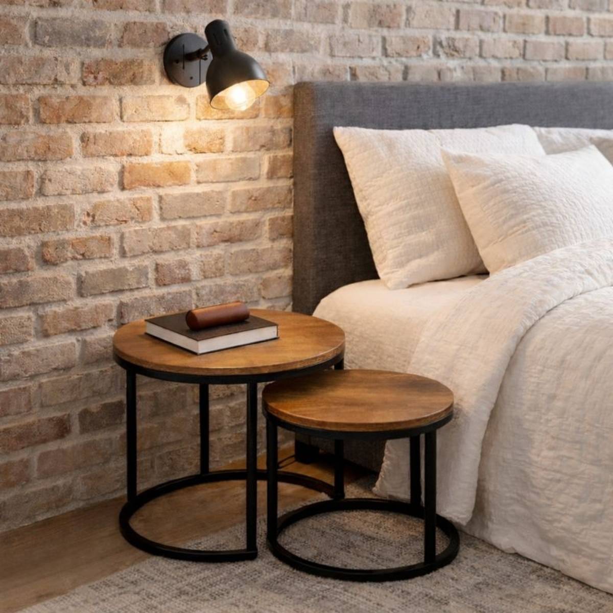 Set 2 mesas auxiliares modelo TOKIO