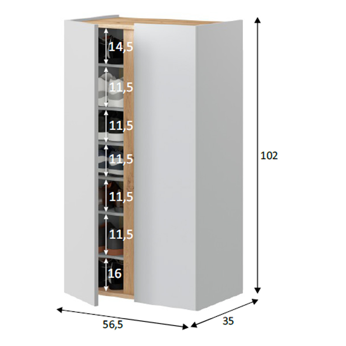 Zapatero armario TIMER