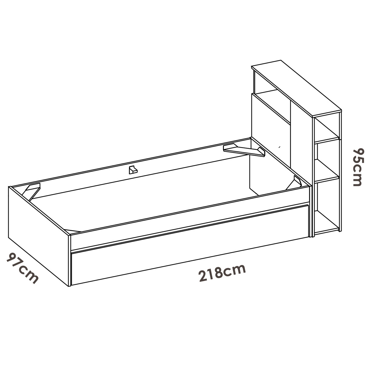 Cama nido arrastre CLIFF