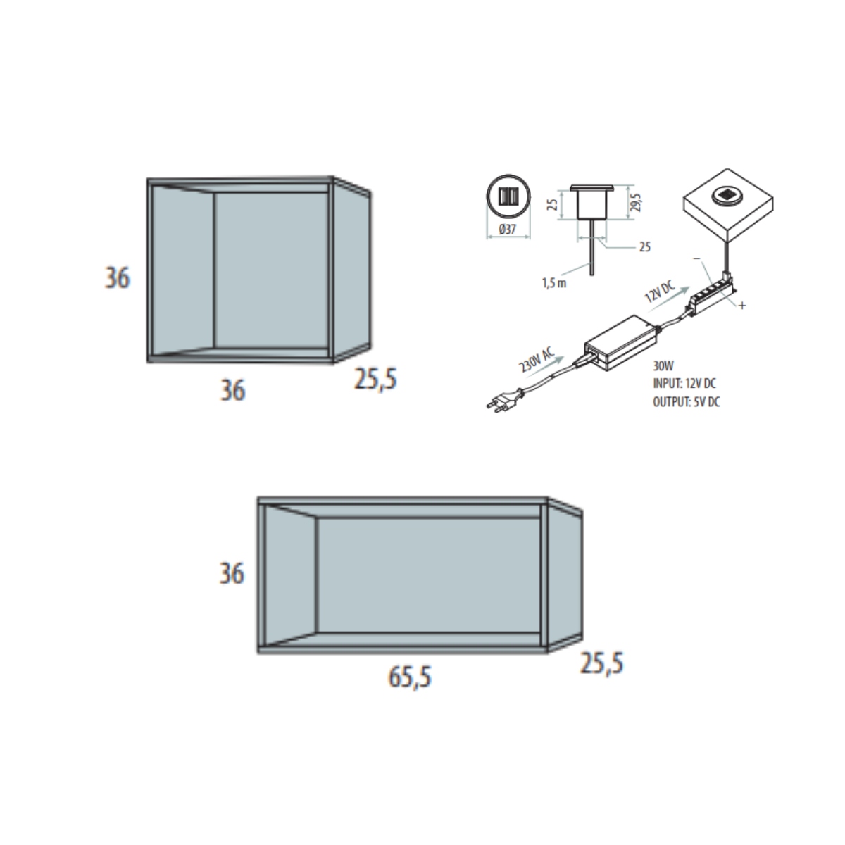 Zona de estudio y cama VITA32