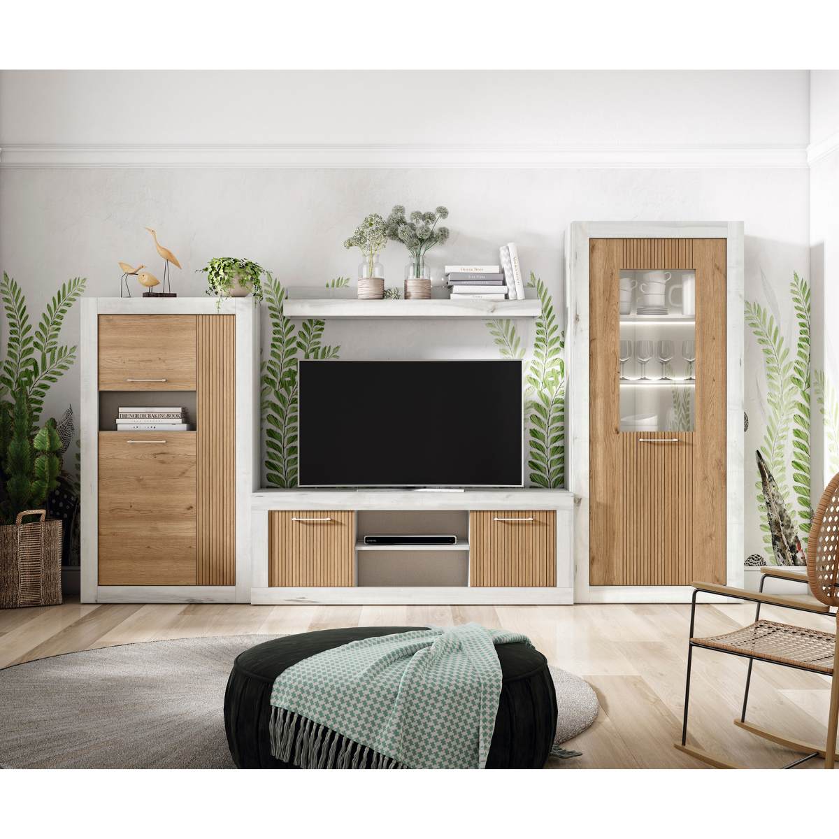 Mueble de salón con luces leds STAN 03