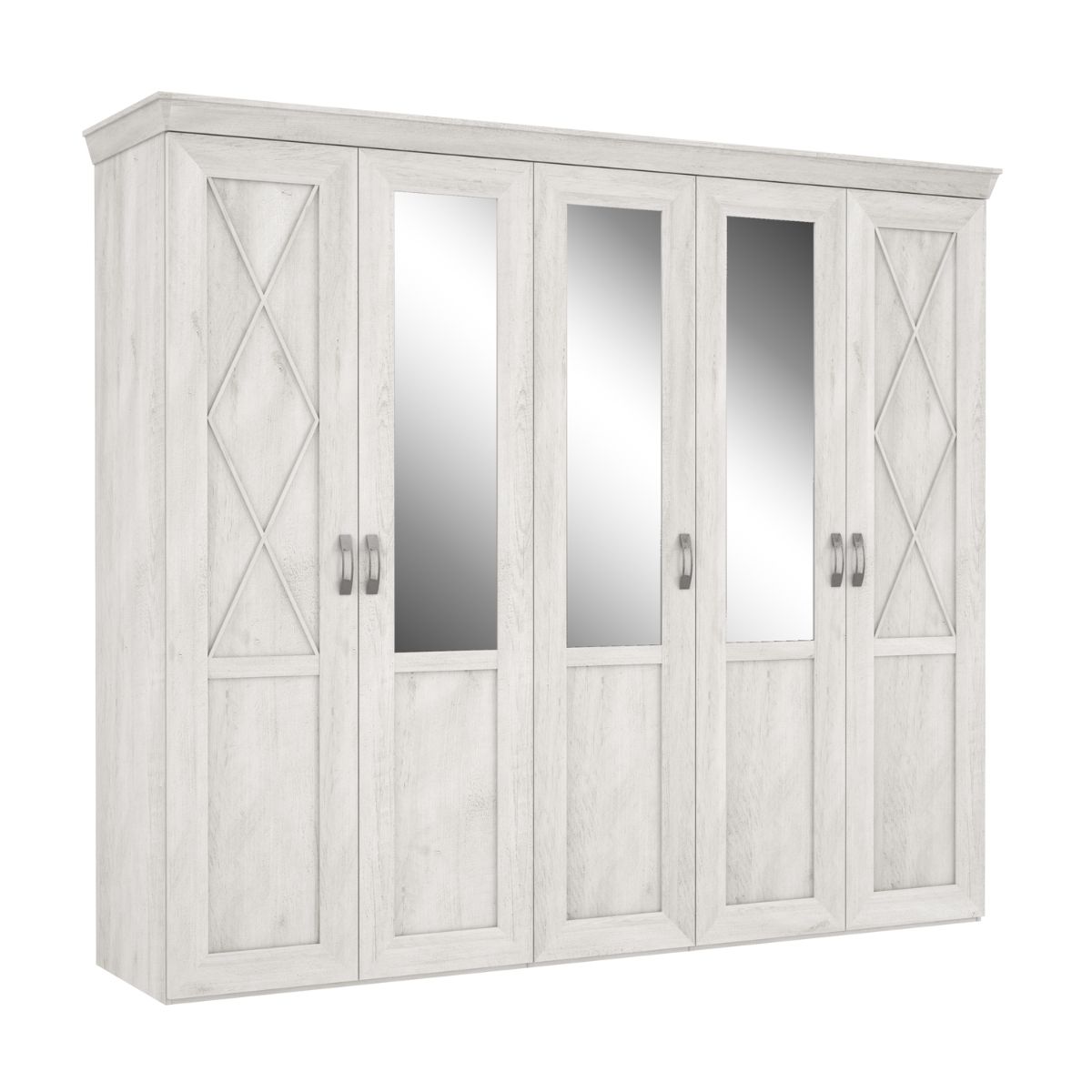 Armario 5 puertas con 3 espejos KASHMIR