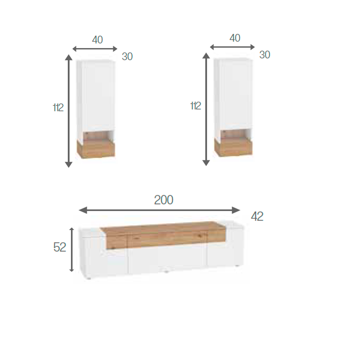 Mueble de salón MARTINS 910
