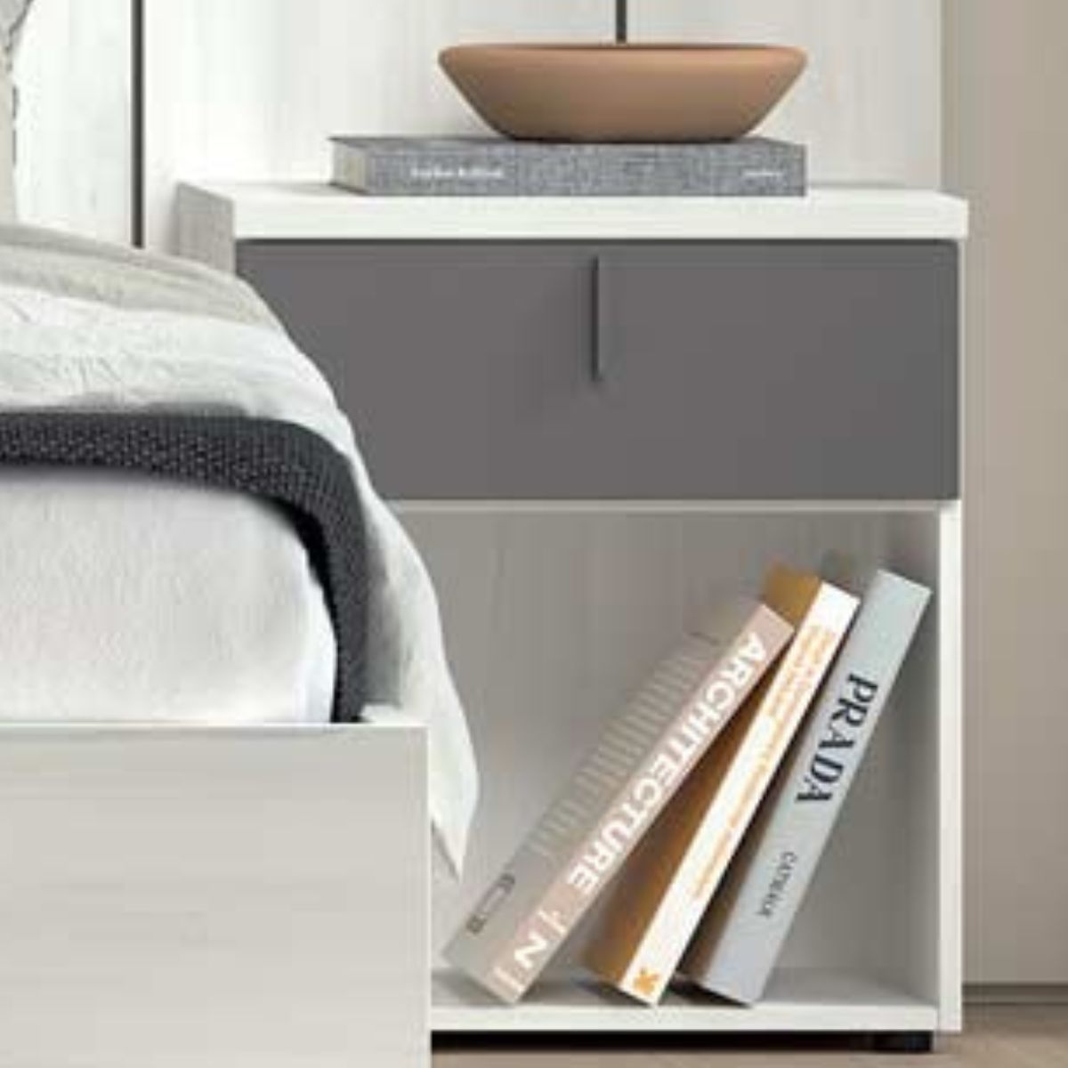 Cabecero y 2 mesitas MENDOL 12