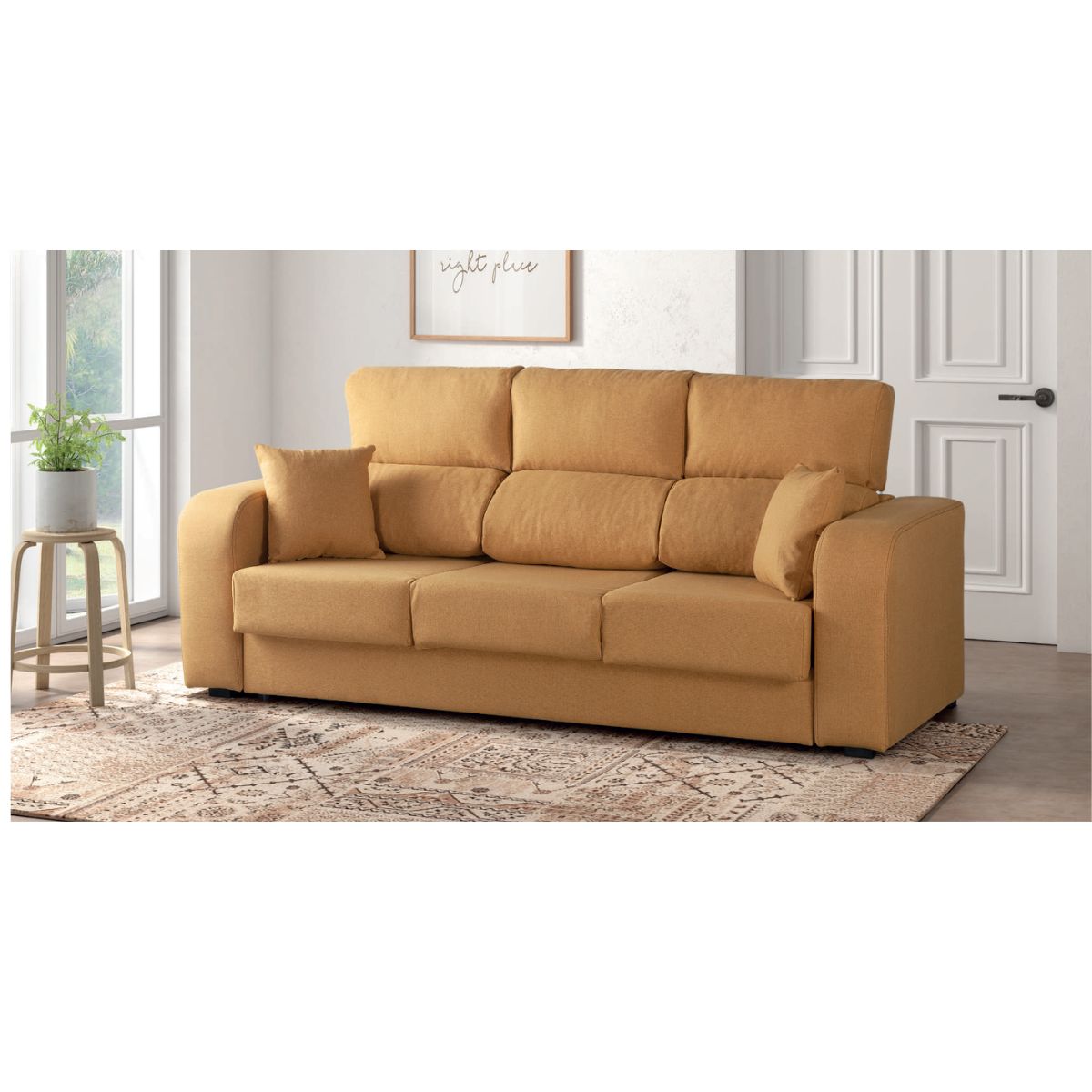 Sofá 3 plazas deslizante y reclinable ZURIX