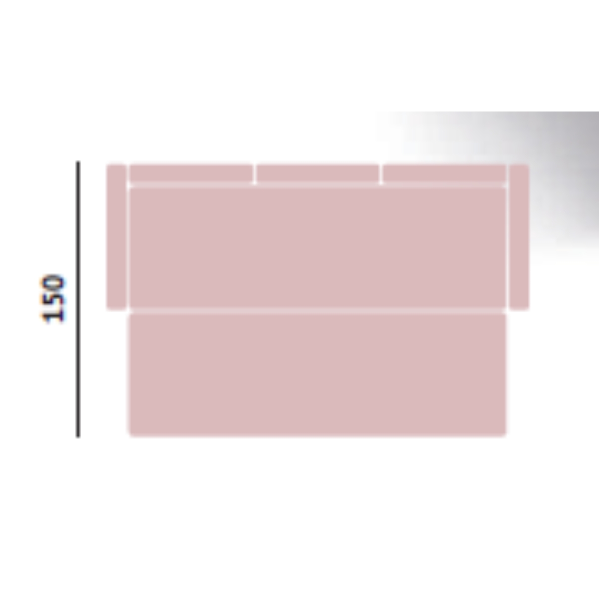 Sofá de 3 plazas cama SANDOK