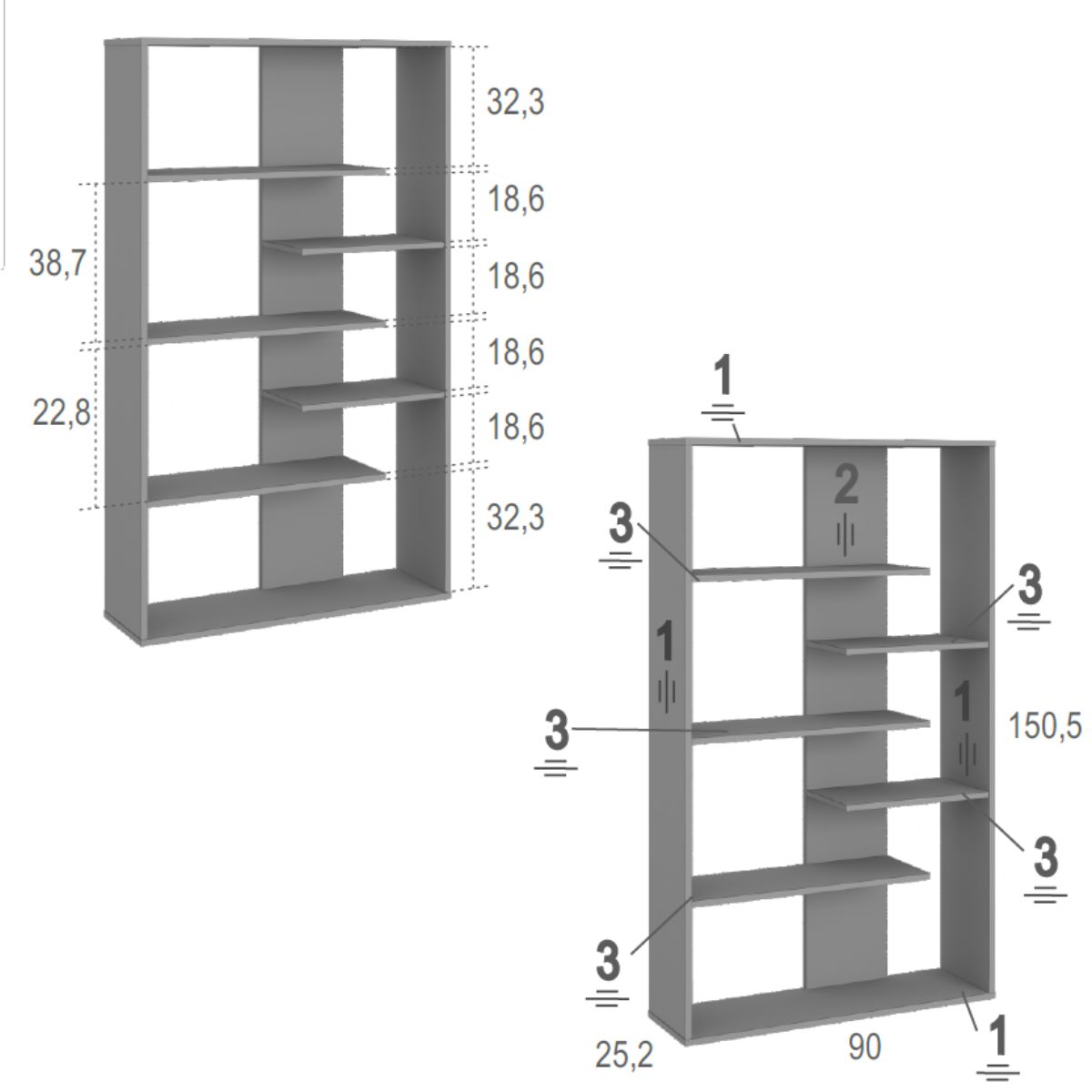 Habitacion juvenil completa JOVEN 1002