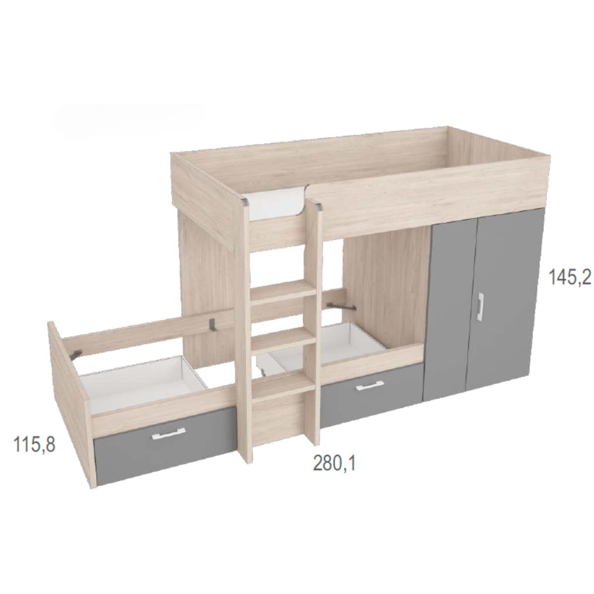 Habitacion juvenil completa JOVEN 1005