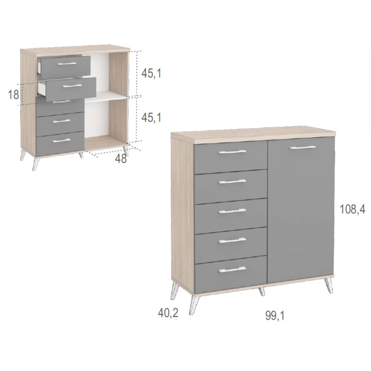 Habitacion juvenil completa JOVEN 1005