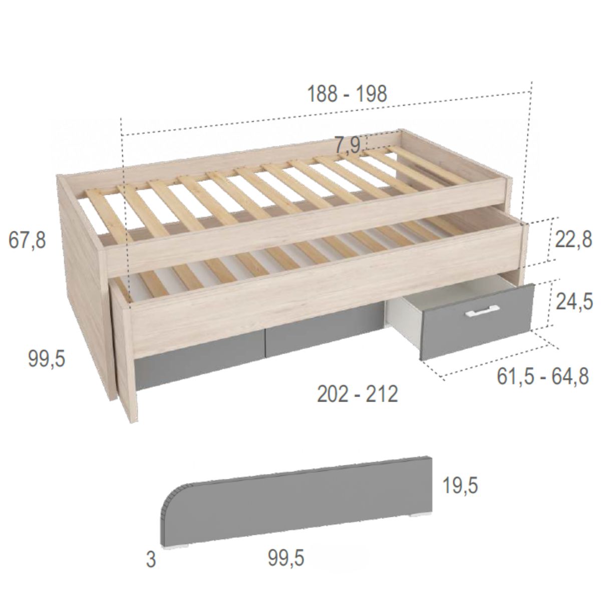 Habitacion juvenil completa JOVEN 1008