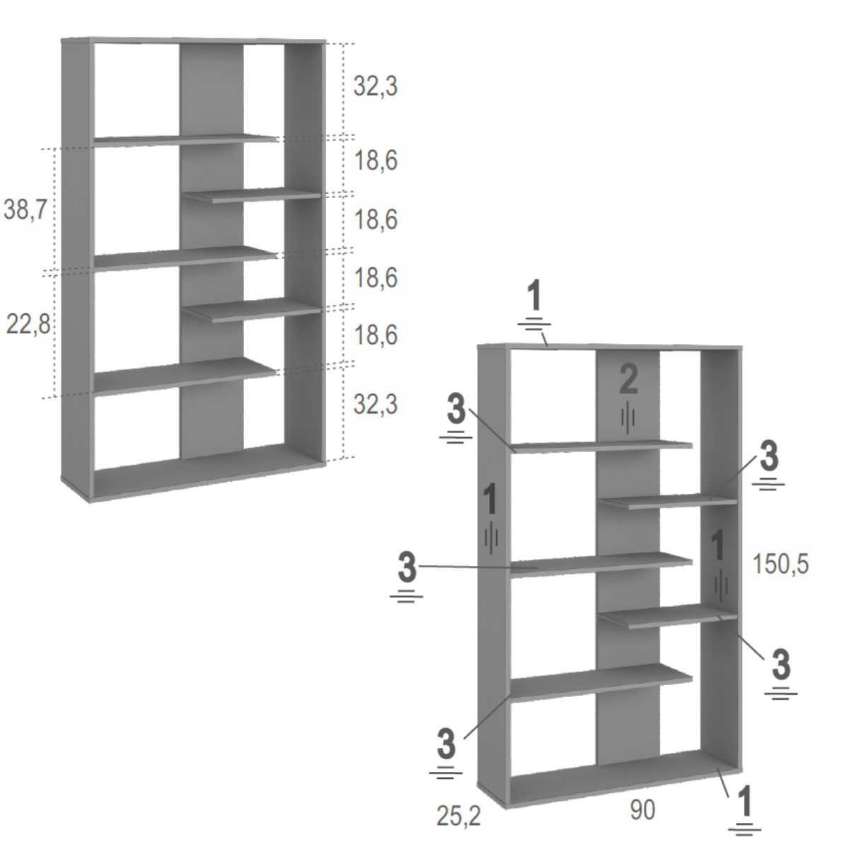 Habitacion juvenil completa JOVEN 1008