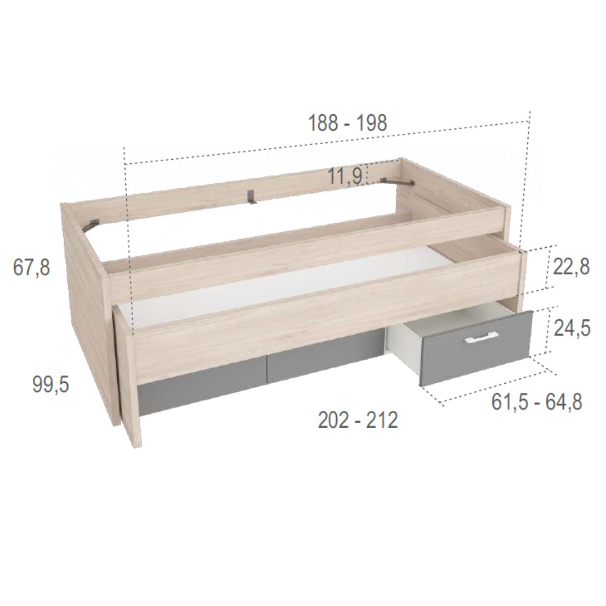 Habitacion juvenil completa JOVEN 1011